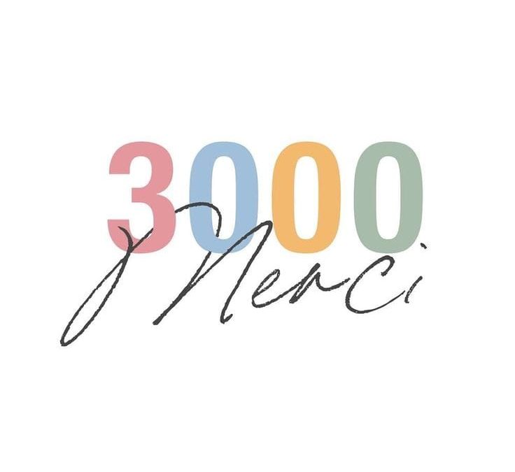 3000 x Merci